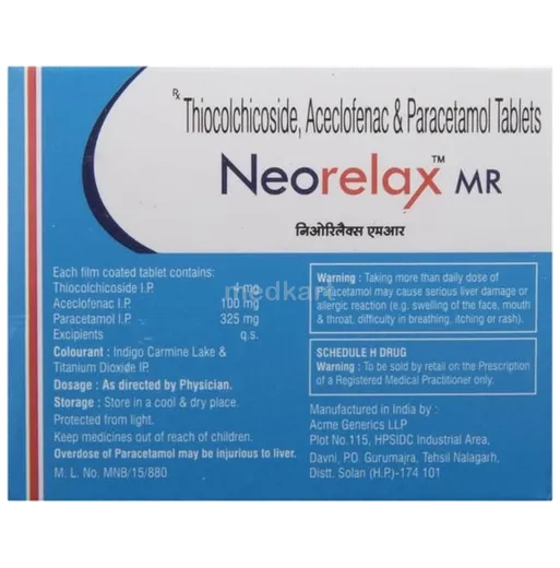 neorelax mr tablet 10's